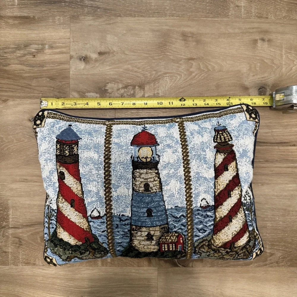 Light House Tapestry Pillow